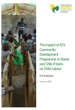 L’impact du programme de développement communautaire de la Fondation ICI sur le travail des enfants