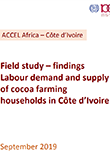 Field study - Labour demand and supply of cocoa farming households in Cote d'Ivoire
