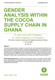 Gender analysis within the cocoa supply chain in Ghana 