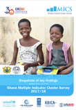 Snapshot of key findings: Ghana Multiple Indicator Cluster Survey 2017/18