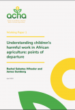 Understanding children’s harmful work in African agriculture: points of departure