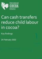 presentation - can cash transfers reduce child labour