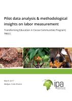 Report cover: IPA pilot on labour measurement