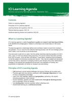 learning agenda 2021 first page