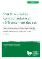 Rapport - SSRTE au niveau communautaire et référencement