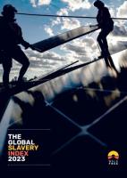 Global Slavery Index 2023 cover