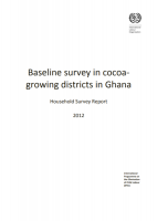 Baseline survey in cocoa-growing districts in Ghana