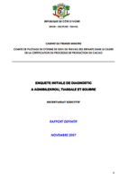 Comite de pilotage du systeme de suivi du travail des enfants dans le cadre de la certification du processus de production du cacao