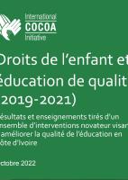 Presentation des résultats : éducation de qualité