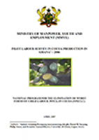 Pilot Labour Survey in Cocoa Production