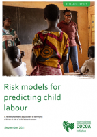 risk models for predicting child labour report cover
