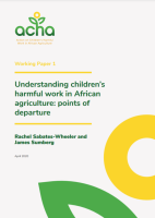 Understanding children's harmful work in African agriculture: Points of departure