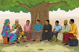 community grievance mechanism meeting - illustration