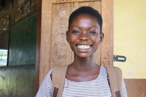 girl smiling