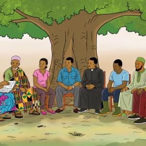 community grievance mechanism meeting - illustration