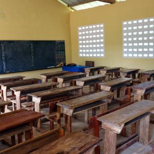 empty classroom
