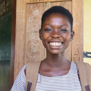 girl smiling