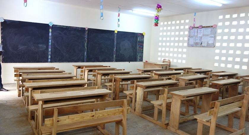 One of the new classrooms.