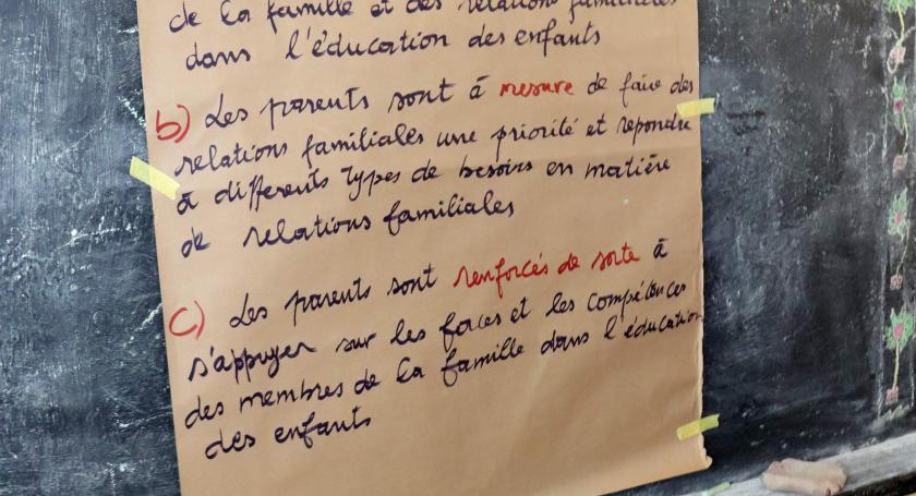 One of the modules in the parenting skills course