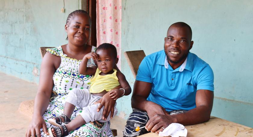 Family who participated in the parenting skills course