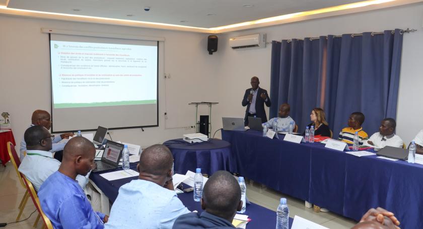 Vue d'ensemble salle