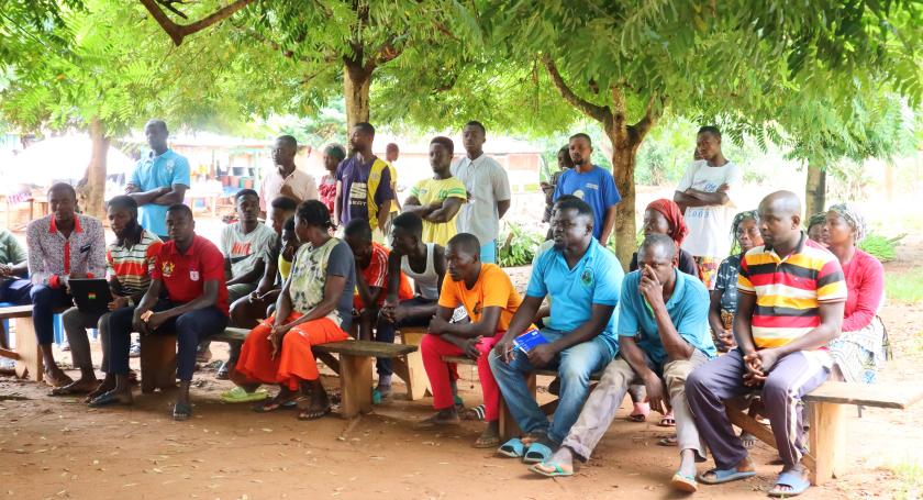 participants listen in workshop