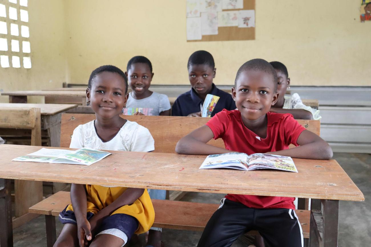Children in class