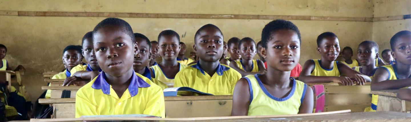 Children in classroom, Ghana