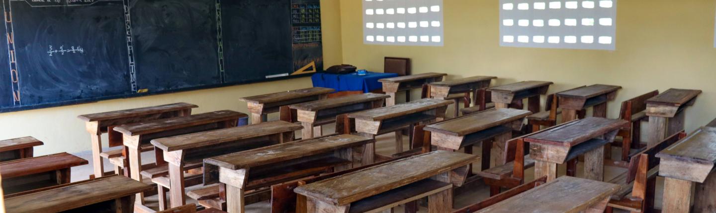 empty classroom